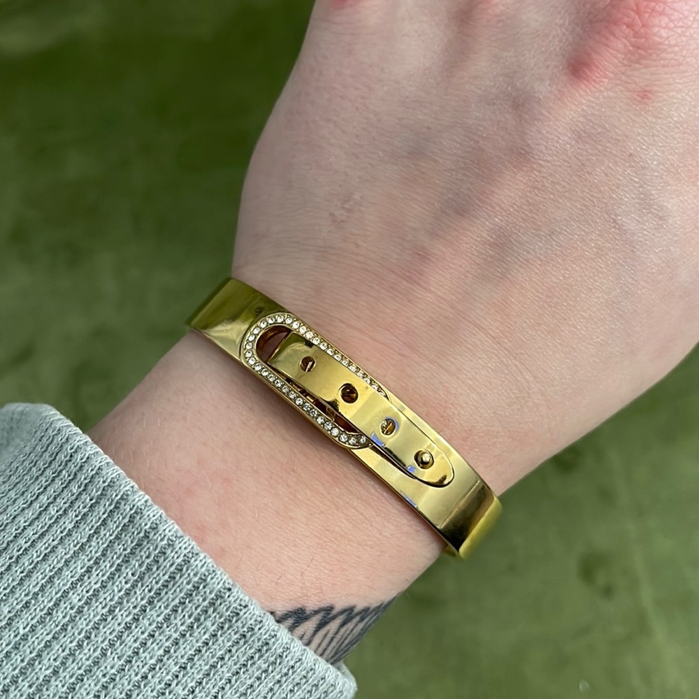 MK gold bracelet